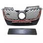 Preview: Upgrade Design Kühlergrill Rot mit Emblemhalter für VW Golf 5 GTI 2003-2009