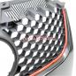 Preview: Upgrade Design Kühlergrill Rot mit Emblemhalter für VW Golf 5 GTI 2003-2009