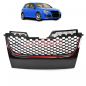 Preview: Upgrade Design Kühlergrill Rot ohne Emblemhalter für VW Golf 5 GTI 2003-2009