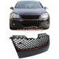 Preview: Upgrade Design Kühlergrill Rot ohne Emblemhalter für VW Golf 5 GTI 2003-2009