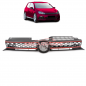 Preview: Upgrade Design Kühlergrill Rot mit Emblemhalter passend für VW Golf 6 GTI 2008-2014