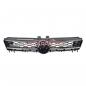 Preview: Upgrade Design Kühlergrill Chrom mit Emblemhalter für VW Golf 7 GTD 2012-2016