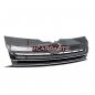 Preview: Upgrade Design Kühlergrill für Volkswagen T5 09-15 Hochglanz-schwarz mit Chrom Zierleiste ohne Emblemhalter