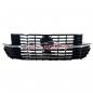 Preview: Upgrade Design Kühlergrill Schwarz glänzend mit chrom Zierstreifen und Emblemhalter für VW T6.1 Multivan 2019-2024