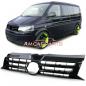 Preview: Upgrade Design Kühlergrill Hochglanzschwarz mit Emblemhalter, für VW T5 Multivan 2009–2015