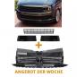 Preview: Paket-Upgrade Design Kühlergrill + Set Gitter Grill Einsatz Stoßstange vorne unten Hochglanz Schwarz-für Volkswagen T6 15-19 Hochglanz-schwarz