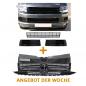Preview: Paket-Upgrade Design Kühlergrill + Set Gitter Grill Einsatz Stoßstange vorne unten Hochglanz Schwarz-für Volkswagen T6 15-19 Hochglanz-schwarz