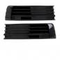 Preview: Paket-Upgrade Design Kühlergrill + Set Gitter Grill Einsatz Stoßstange vorne unten Hochglanz Schwarz-für Volkswagen T6 15-19 Hochglanz-schwarz