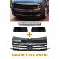 Preview: Paket-Upgrade Design Kühlergrill + Set Gitter Grill Einsatz Stoßstange vorne unten Hochglanz Schwarz-für Volkswagen T6 15-19 Hochglanz-schwarz