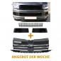 Preview: Paket-Upgrade Design Kühlergrill + Set Gitter Grill Einsatz Stoßstange vorne unten Hochglanz Schwarz-für Volkswagen T6 15-19 Hochglanz-schwarz