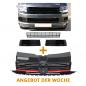 Preview: Paket-Upgrade Design Kühlergrill + Set Gitter Grill Einsatz Stoßstange vorne unten Hochglanz Schwarz-für Volkswagen T6 15-19 Hochglanz-schwarz