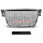Preview: Upgrade Design Sportgrill / Kühlergrill für Audi A4 B8 08-12 Chrom/schwarz in Wabendesign