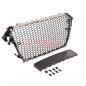 Preview: Upgrade Design Sportgrill / Kühlergrill für Audi A4 B8 Facelift 13-16 Chrom/Hochglanz-schwarz in Wabendesign