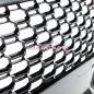 Preview: Upgrade Design Sportgrill / Kühlergrill für Audi A4 B9 (8W) 15-19 Hochglanz schwarz in Wabendesign