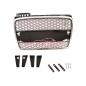 Preview: Upgrade Design Sportgrill / Kühlergrill für Audi A4 B7 05-08 chrom/schwarz in Wabengitter Optik