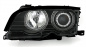 Preview: CCFL Angel Eyes Scheinwerfer für BMW 3er E46 Coupe / Cabrio 98-01 schwarz Set