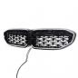 Preview: LED-Kühlergrill schwarz für BMW 3er G20 2019-2023 für Umbau auf Diamantdesign/Look