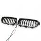 Preview: LED-Kühlergrill mit einer Lamelle in Schwarz glänzend, passend für BMW 3er F30 2012–2019
