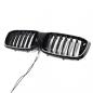 Preview: LED-Kühlergrill mit einer Lamelle in Schwarz glänzend, passend für BMW X3 Serie G01 2018–2021
