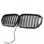 Preview: LED-Doppellamellen-Kühlergrill in Schwarz glänzend passend für BMW X5-Serie G05 ab 2019