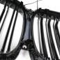 Preview: LED-Doppellamellen-Kühlergrill in Schwarz glänzend passend für BMW X5-Serie G05 ab 2019