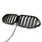 Preview: LED-Doppellamellen-Grill in Schwarz glänzend passend für BMW X6 Serie G06 LCI 2023 +