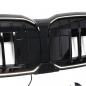 Preview: LED-Kühlergrill mit einer Lamelle in Schwarz glänzend passend für BMW 5er G60 2024 +