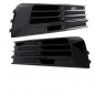 Preview: Set Gitter Grill Einsatz Stoßstange vorne unten Hochglanz Schwarz passt für VW T6 ab 2015-2019