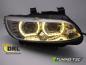 Preview: 3D Xenon "YellowSign" LED Tagfahrlicht Angel Eyes Scheinwerfer für BMW 3er Coupe/Cabrio E92/E93 06-10 chrom