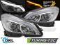 Preview: LED Tagfahrlicht Design Scheinwerfer für Mercedes Benz C-Klasse W204 11-14 (Mopf) schwarz