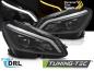 Preview: LED Tagfahrlicht Design Scheinwerfer für Mercedes Benz C-Klasse W204 11-14 (Mopf) schwarz