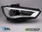 Preview: Xenon UPGRADE LED Tagfahrlicht Scheinwerfer Set für Audi A3 8V 12-16 schwarz/chrom (für werks. Halogen-Scheinwerfer)