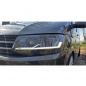 Preview: Bundle - Voll LED Tagfahrlicht Scheinwerfer mit dynamischen LED-Blinker - Black Edition + Paket-Upgrade Design Kühlergrill + Set Gitter Grill Einsatz Stoßstange vorne unten Hochglanz Schwarz  passend für VW T6 15-19