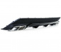 Preview: Upgrade Design Heckdiffusor + Endrohrblenden für Mercedes-Benz CLA C117 13-16 schwarz matt/glänzend (für AMG Line)