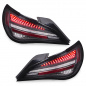 Preview: Voll LED Upgrade Design Rückleuchten Set für Mercedes Benz CLA C117 / X117 13-16 schwarz/klar dynamisch