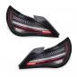 Preview: Voll LED Upgrade Design Rückleuchten Set für Mercedes Benz CLA C117 / X117 13-16 schwarz/klar dynamisch