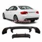 Preview: Upgrade Sport Design Heck Diffusor passend für BMW 3er E92 / E93 Coupe / Cabrio 06-13 Matt schwarz