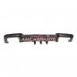 Preview: Upgrade Sport Design Heck Diffusor passend für BMW 5er F10 / F11 Limousine / Touring 09-16 Matt schwarz
