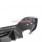 Preview: Upgrade Sport Design Heck Diffusor passend für BMW 1er F20 / F21 Facelift 15-19 Carbon-Optik / Hochglanz schwarz