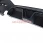 Preview: Upgrade Sport Design Heck Diffusor passend für BMW 1er F20 / F21 Facelift 15-19 Matt schwarz