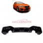 Preview: Upgrade Sport Design Heck Diffusor passend für BMW 1er F20 / F21 Facelift 15-19 Hochglanz schwarz