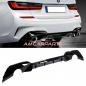 Preview: Upgrade Sport Design Heck Diffusor passend für BMW 3er G20 / G21 Vor-Facelift Limousine / Touring 18+ Hochglanz schwarz