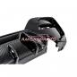 Preview: Upgrade Sport Design Heck Diffusor passend für BMW 1er F20 / F21 Facelift 15-19 Carbon-Optik / Hochglanz schwarz