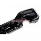 Preview: Upgrade Sport Design Heck Diffusor passend für BMW 1er F20 / F21 Facelift 15-19 Hochglanz schwarz