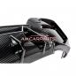 Preview: Upgrade Sport Design Heck Diffusor passend für BMW 1er F20 / F21 Facelift 15-19 Carbon-Optik / Hochglanz schwarz