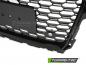 Preview: Upgrade Sportgrill / Kühlergrill für Audi A5 F(F5) 16-18 Hochglanz schwarz in Wabendesign mit Kennzeichenrahmen