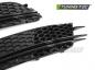 Preview: Upgrade Lufteinlassblenden / Nebelscheinwerfer-Blenden für Audi A6 C7 (4G) Hochglanz schwarz in Wabendesign