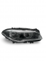 Preview: VOLL LED Angel Eyes Scheinwerfer Set für BMW 5er F10/F11 LCI (Facelift) 13-16 schwarz