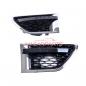 Preview: Upgrade Lufteinlass / Kotflügel-Blenden Set für Land Rover Range Rover Sport 1 Facelift 09-13 Hochglanz schwarz/chrom