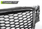 Preview: Upgrade Sportgrill / Kühlergrill für Audi A4 B8 (8K) 08-11 chrom in Wabendesign